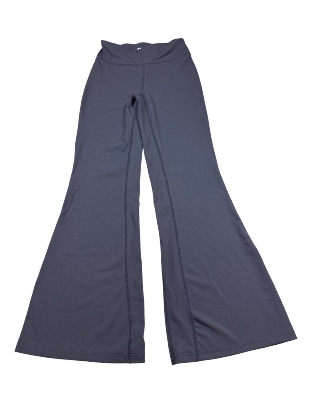FLX Womens Flared Navy Grey Yoga Pants Size M Stretch Design (JJ598)